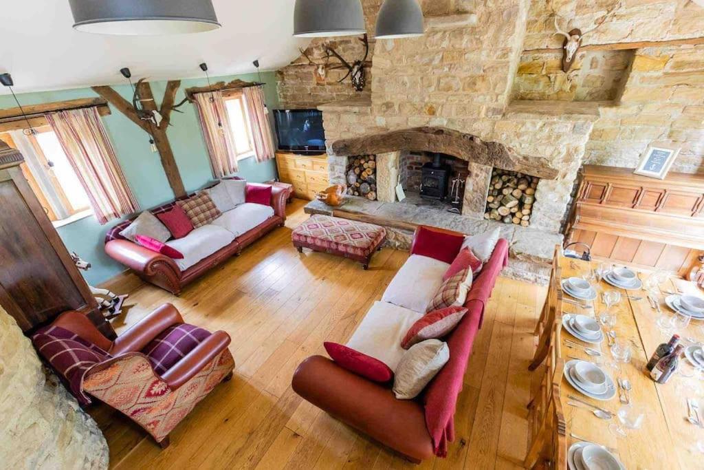 Four Bed Barn Conversion Junction 37 38 M1 Barnsley Bagian luar foto